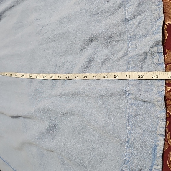 Free People String of Hearts Smocked V-neck Cut-out Button-Down Maxi Dre… - Picture 13 of 14